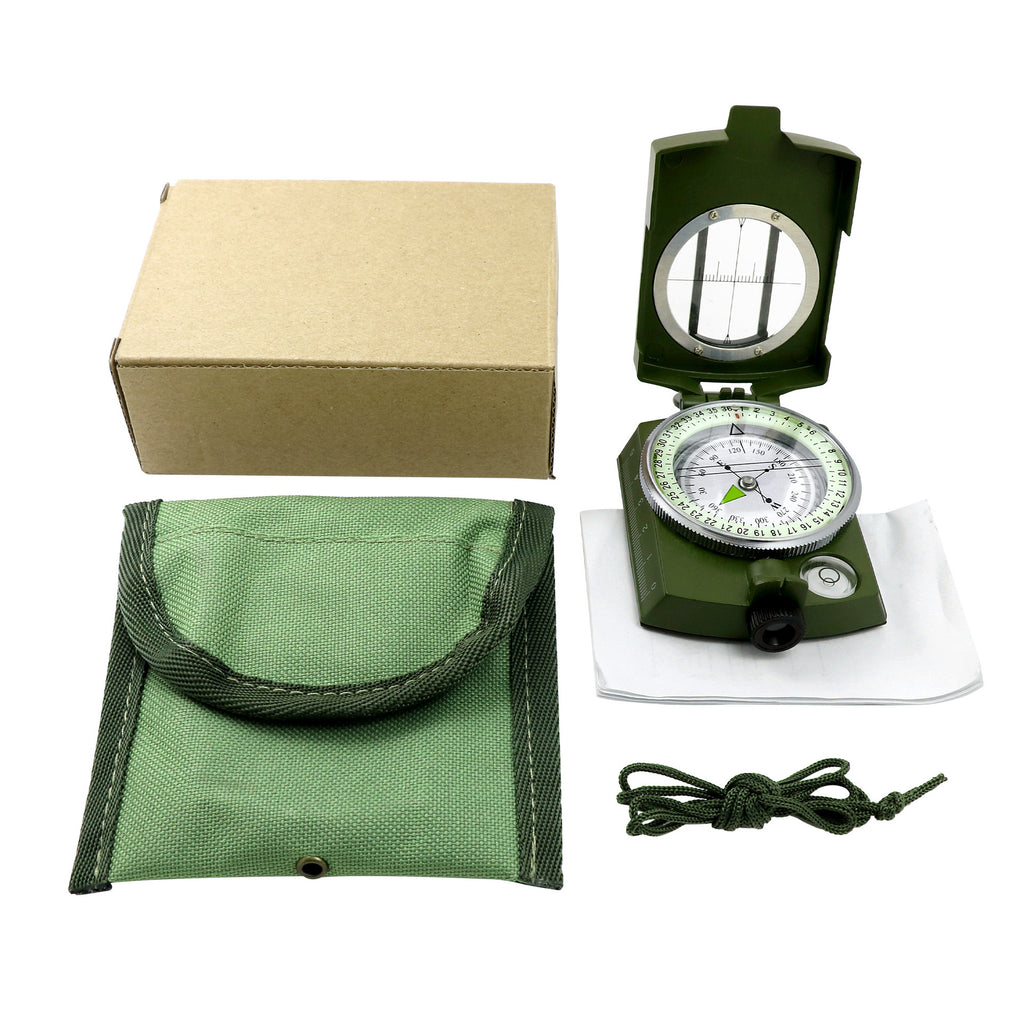 Tactical Lensatic Compass – Waterproof High-Precision Outdoor Navigation Tool