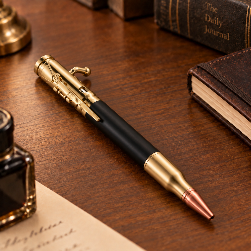🖊Handmade Bolt-Action Wooden Pen