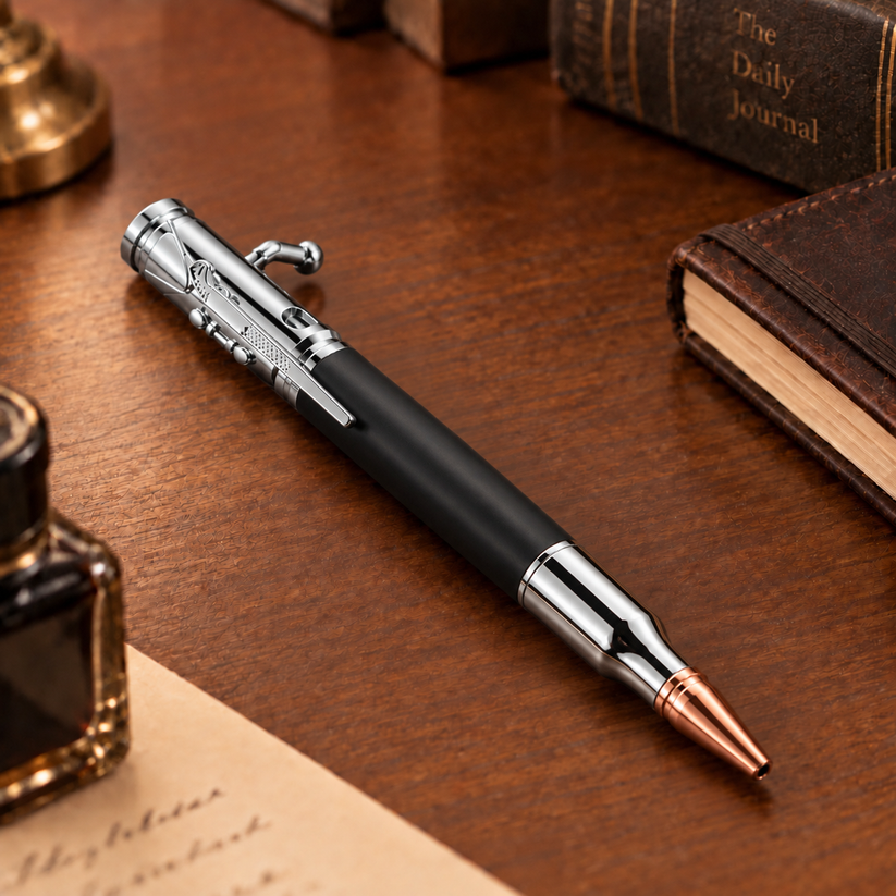🖊Handmade Bolt-Action Wooden Pen