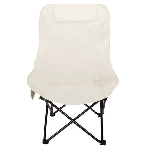 Portable High Back Folding Moon Chair - Carbon Steel Camping Chair for Outdoor, Beach & Fishing