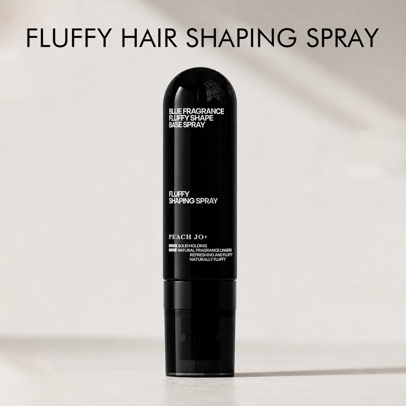 ✨Fluffy Hair Shaping Spray, Peach Scent Volumizing Hair Mist for Long Wear Hold