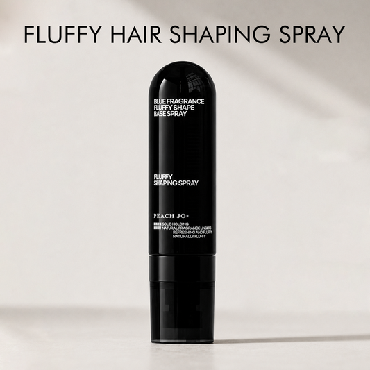 ✨Fluffy Hair Shaping Spray, Peach Scent Volumizing Hair Mist for Long Wear Hold