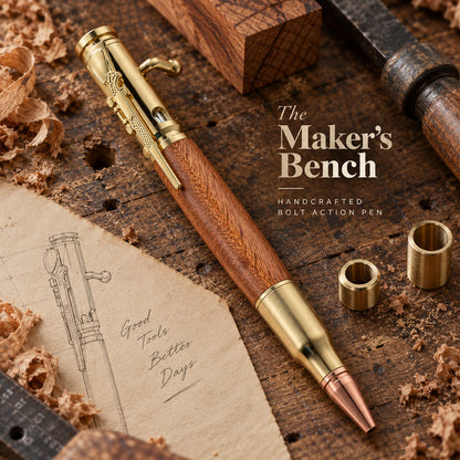 🖊Handmade Bolt-Action Wooden Pen