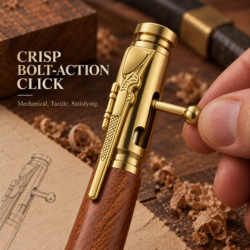 🖊Handmade Bolt-Action Wooden Pen