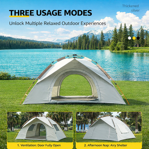 Instant Pop-Up Camping Tent – Waterproof & Quick Setup Outdoor Shelter