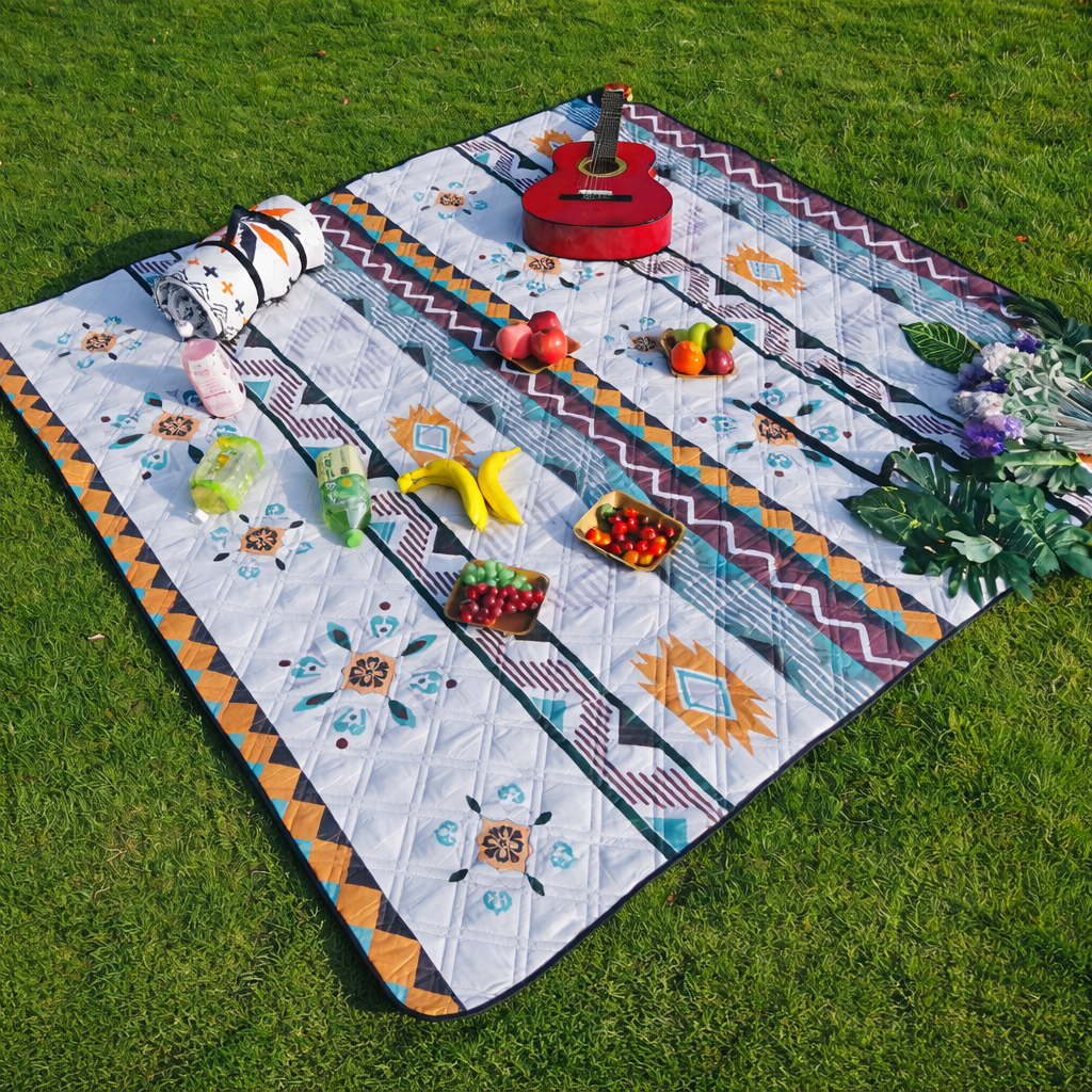 3x4M Extra Large Waterproof Picnic Blanket - Thickened Foldable Camping Mat for Beach, Park & Outdoor Use