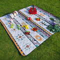 3x4M Extra Large Waterproof Picnic Blanket - Thickened Foldable Camping Mat for Beach, Park & Outdoor Use