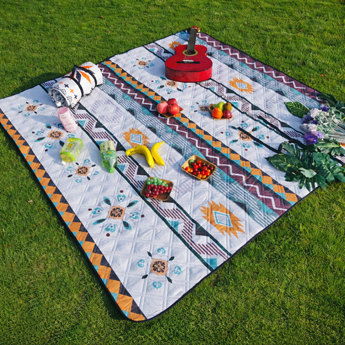3x4M Extra Large Waterproof Picnic Blanket - Thickened Foldable Camping Mat for Beach, Park & Outdoor Use