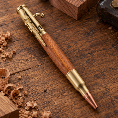 🖊Handmade Bolt-Action Wooden Pen