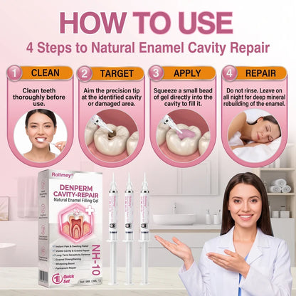 DenPerm Cavity-Repair Natural Enamel Filling Gel