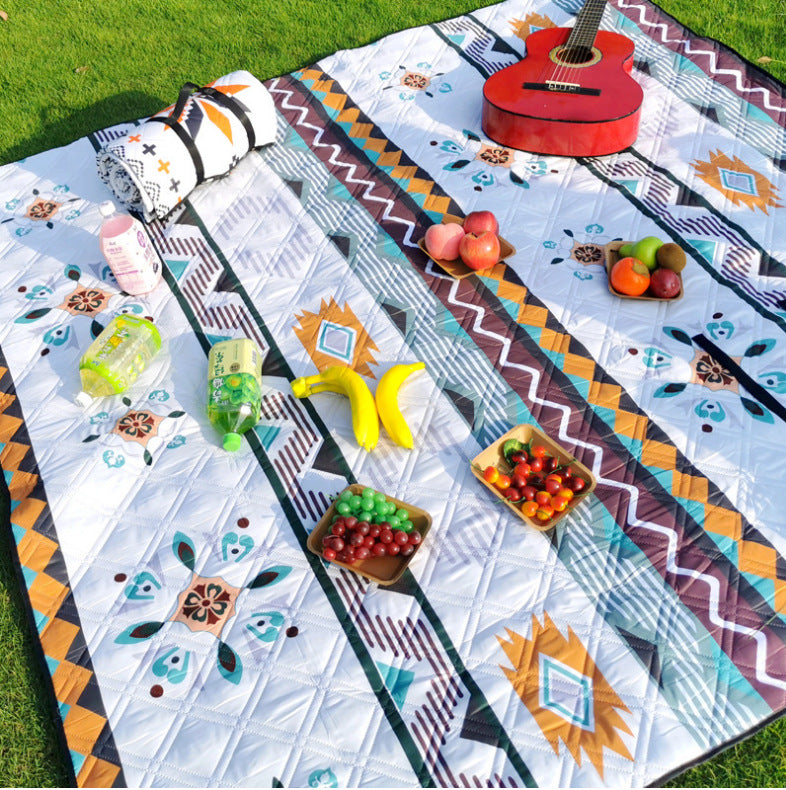 3x4M Extra Large Waterproof Picnic Blanket - Thickened Foldable Camping Mat for Beach, Park & Outdoor Use